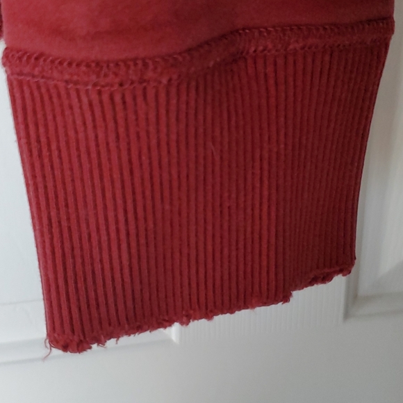 Men's ABERCROMBIE Burgundy Hooded Sweatshirt